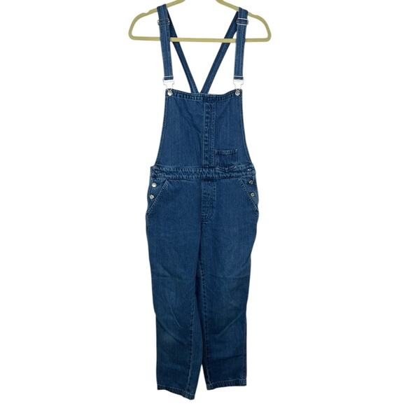 Vintage Guess Denim Overalls 28 Medium Blue Y2K - Picture 1 of 6